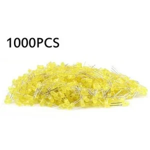 LED YELLOW  3mm (خود رنگ) بسته 1000 عددی