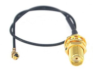 کابل مبدل uFL - IPX - IPEX به SMA مادگی (15cm)
