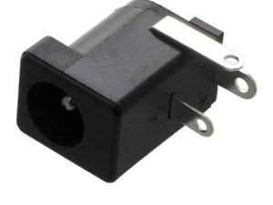 جک آداپتور رو بردی مادگی مشکی   3.5*1.3 mm