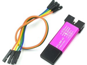 پروگرامر کوچک  ST-LINK V2 مخصوص تراشه های STM8 و  STM32 stlink