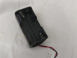 جا باتری قلمی 2 تایی  کانکتور دار تخت مشکی