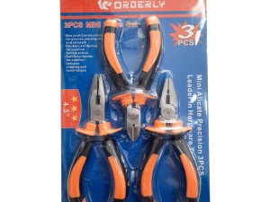ست انبر دست سیم چین و دم باریک برند Ordely
