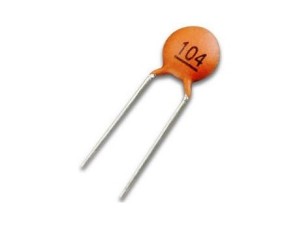 خازن عدسی 100nf/50v