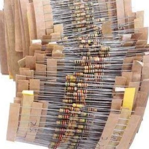 رنج پرکاربرد مقاومت های 1/4 وات 40 تایی بسته 50 عددی