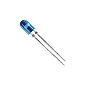 LED OVAL BLUE 5mm اوال  آبی تیره