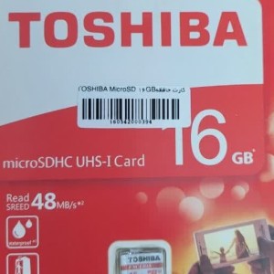 کارت حافظه TOSHIBA MICROSD 16GB