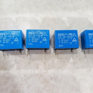 رله بند انگشتی پکیجی 24V,5A آکبند 4 پایه برند OEG