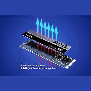 اس اس دی اینترنال لکسار مدل 2280 NM620 M2 ظرفیت 256 گیگابایت