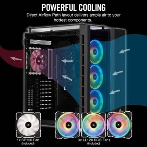 Computer Case Corsais Crystal Series 680X