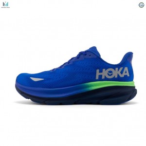 کفش هوکا کلیفتون 9 گورتکس مدل HOKA CLIFTON 9 GTX BLUE 1141470F-DBES سایز 44