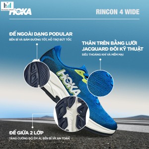 مشخصات کفش هوکا رینکن 4 واید مدل HOKA Rincon 4 Wide 1155132-ECC
