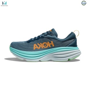 کفش مردانه هوکا باندی ۸ واید مدل Hoka Bondi 8 Wide 1127953-RHD سایز 44