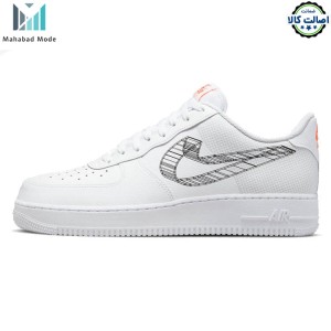 کفش نایک ایرفورس وان مدل Nike Air Force 1 Low 3D Swoosh DR0149-100 سایز 44/5