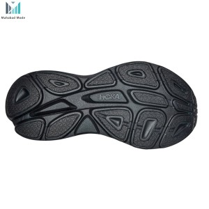 کفش هوکا باندی 8 مشکی مدل Hoka Bondi 8 wide 1127954 BBLC سایز 40