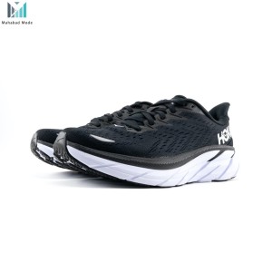 کفش هوکا کلیفتون 8 مشکی سفید مدل HOKA ONE ONE CLIFTON 8 1119394 BWHT سایز 40