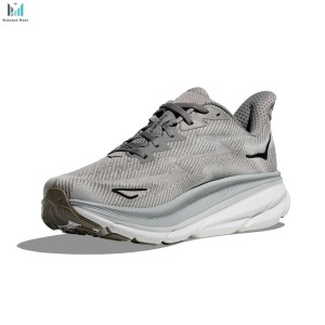 کفش هوکا کلیفتون 9 طوسی مدل HOKA Clifton 9 WIDE - 1132210-HMBC سایز 42