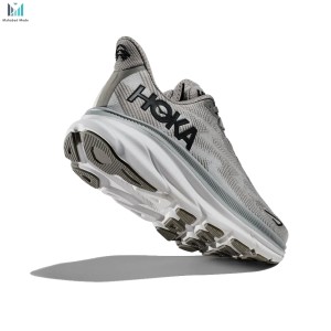 کفش هوکا کلیفتون 9 طوسی مدل HOKA Clifton 9 WIDE - 1132210-HMBC سایز 42
