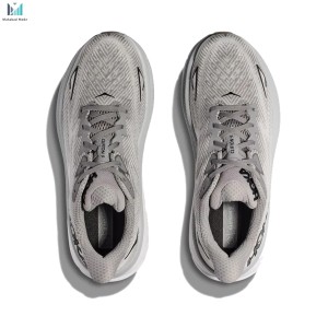 کفش هوکا کلیفتون 9 طوسی مدل HOKA Clifton 9 WIDE - 1132210-HMBC سایز 42