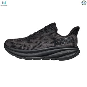 کفش هوکا کلیفتون 9 مشکی مدل Hoka One One Clifton 9 1132210 BBLC Wide (2E)
