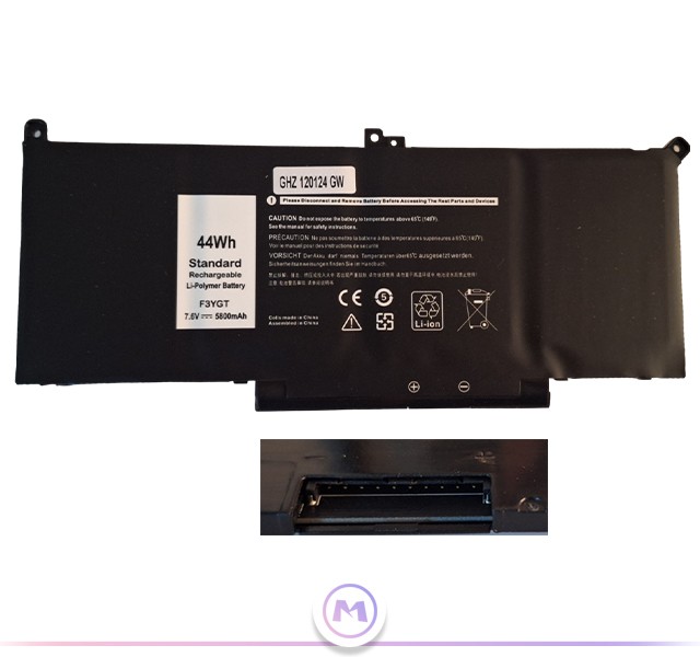 خرید باتری لپ تاپ دل Dell Latitude 7380 7490 7290  | F3YGT | گارانتی 4 ماهه