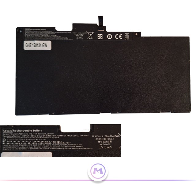 باتری لپ تاپ HP EliteBook 840 / 850 G3 | پارت نامبر CS03XL