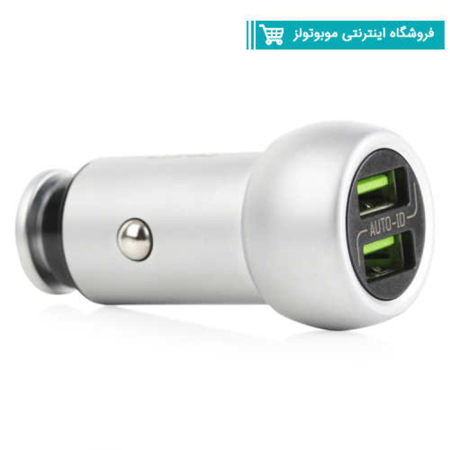 شارژر فندکی الدینیو مدل C401 همراه با کابل Lightning