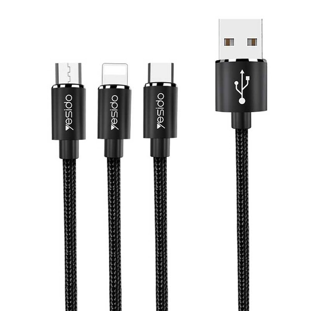 کابل 3 سر یسیدو مدل CA60 طول 1.2 متر