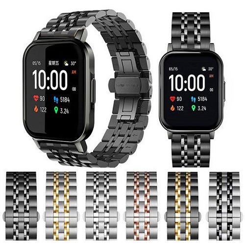 بند ساعت هوشمند Xiaomi Haylou LS02 مدل استیل رولکسی
