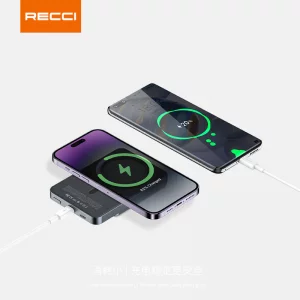 پاوربانک رسی مدل RPB-W16 ظرفیت 10000میلی آمپر ساعت+ارسال فوق سریع