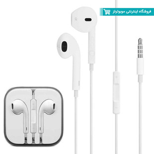 هندزفری آیفونی  EarPods با میکروفون عالی MD27FE/A