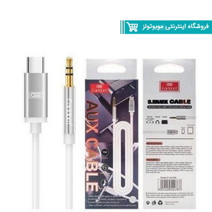 کابل انتقال صدا 3.5 میلی متری به Type-c  ارلدام Earldom ET-AUX28 AUX Cable طول 1 متر
