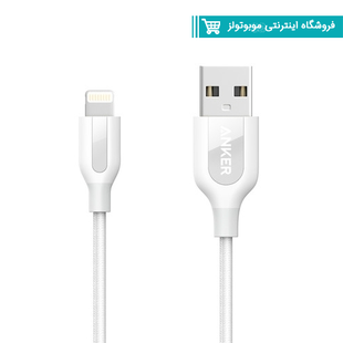 کابل شارژ کیف دار انکر آیفون A8121 PowerLine Plus طول 0.9 مترباگارانتی