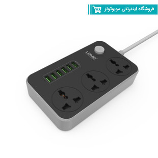 سه راهی برق و شارژر الدینیو LDNIO SC3604 اصلی