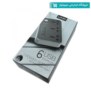 سه راهی برق و شارژر الدینیو LDNIO SC3604 اصلی