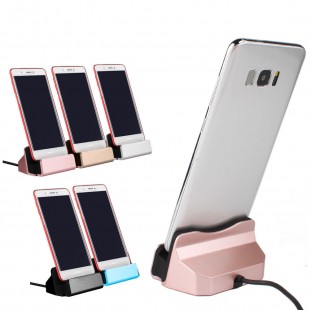 پایه نگهدارنده و شارژر رومیزی گوشی های اندرویدی مدل charge-sync dock
