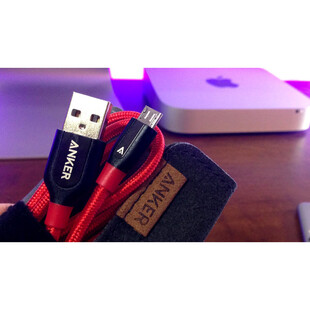 کابل تبدیل USB-C به USB  انکر مدل A8168 PowerLine Plus طول 0.9 متر