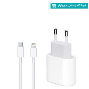 شارژر دیواری اورجینال iPhone 11 Pro Max Type-C با کابل