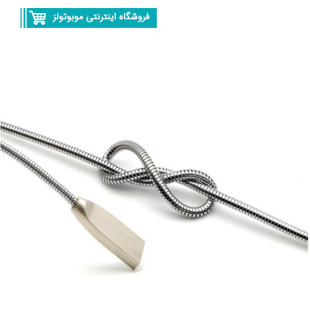 کابل پاور بانک کوتاه فلزی میکرو یو اس بی
