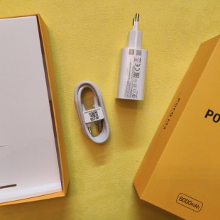 شارژر Poco M3 با کابل تایپ سی و جعبه اصلی