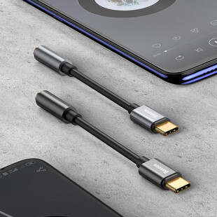 مبدل USB-C به AUX باسئوس مدل CATL54-01
