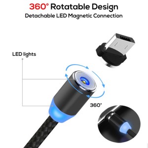کابل تبدیل USB به Micro-USB / Lightning / USB-C آرسون مدل AN-M33 طول ۱ متر
