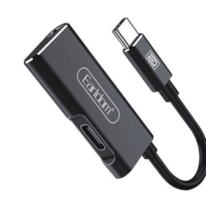 مبدل تایپ سی به جک هدفون و شارژر ارلدام Earldom ET-OT29 Type-C Adapter