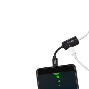 تبدیل هندزفری ایفون تبدیل شارژر و هندزفری اپل مدل ارلدام Lightning Cable 2in1 Earldom AUDIO CONVERTER EARLDOM ET-OT32i