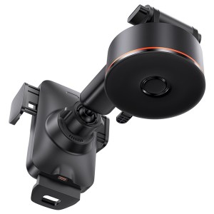 هولدر موبایل و شارژر وایرلس 15 واتی بیسوس baseus CGZX000101 QI Car Mount Wireless Charger