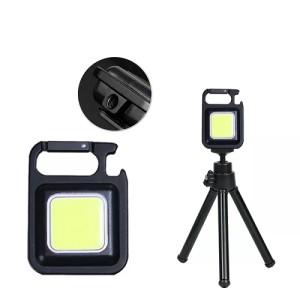 چراغ قوه کوچک مگنتی شارژی ا COB RECHARGEABLE KEY CHAIN LIGHT