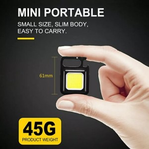 چراغ قوه کوچک مگنتی شارژی ا COB RECHARGEABLE KEY CHAIN LIGHT