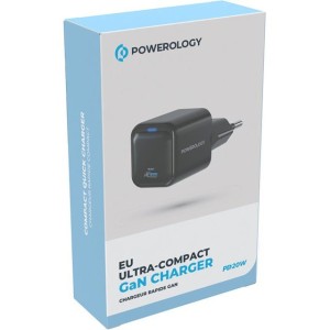 شارژر دیواری گان 20 واتی پاورولوژی مدل Powerology PWCUQC015