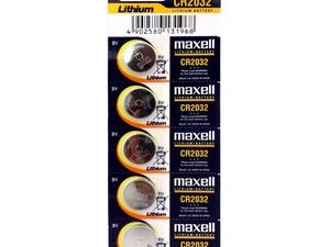 باتری سکه ای 2032 مکسل maxell (بسته 5 عددی)