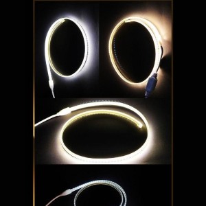 ریسه شلنگی ال ای دی نور انبه ای شاهچراغ (تراکم 120 لامپ برش 20 سانت) توان هر متر 8 وات ،گارانتی 2 سال