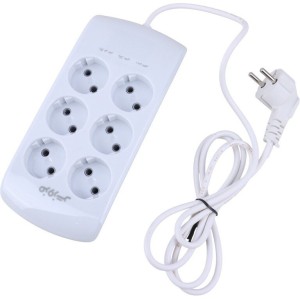 محافظ 6 خانه کامپیوتر و صوتی تصویری فروزش(کابل 1/8 متری)